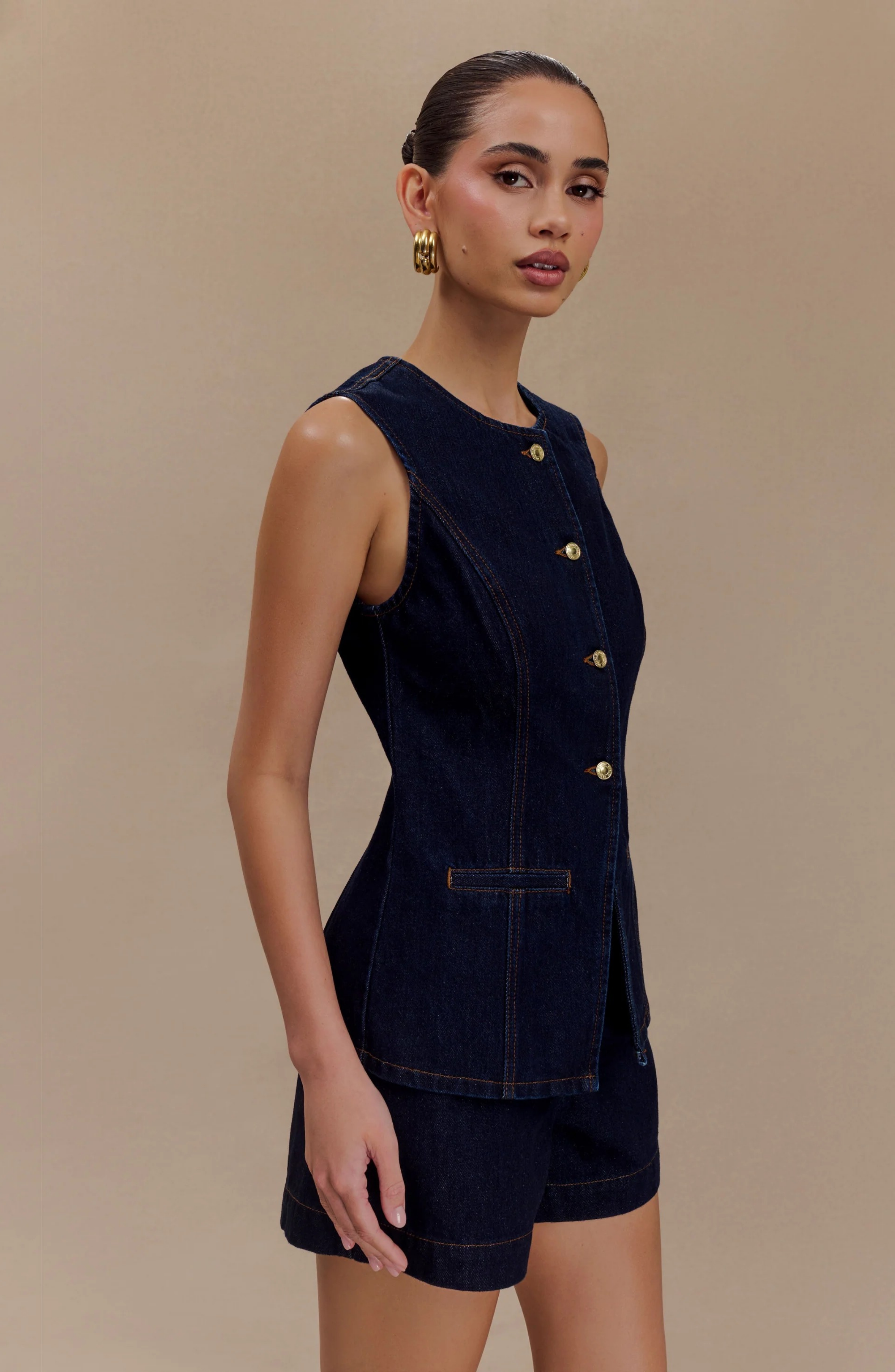 Aveline Denim Set