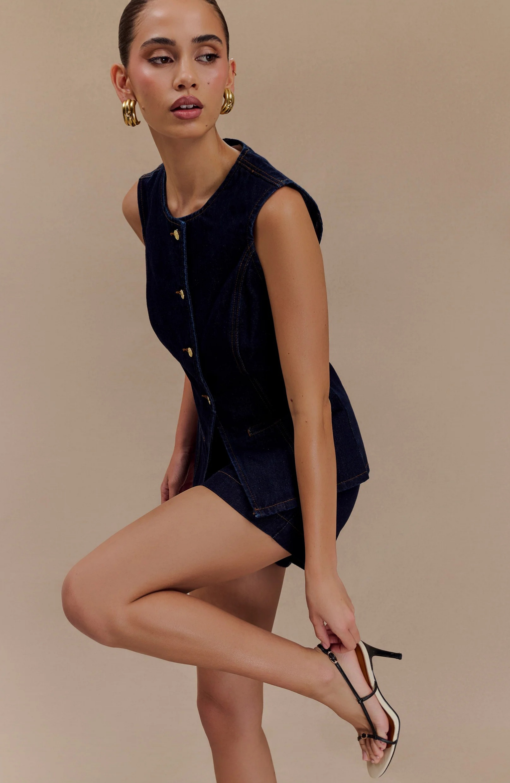 Aveline Denim Set