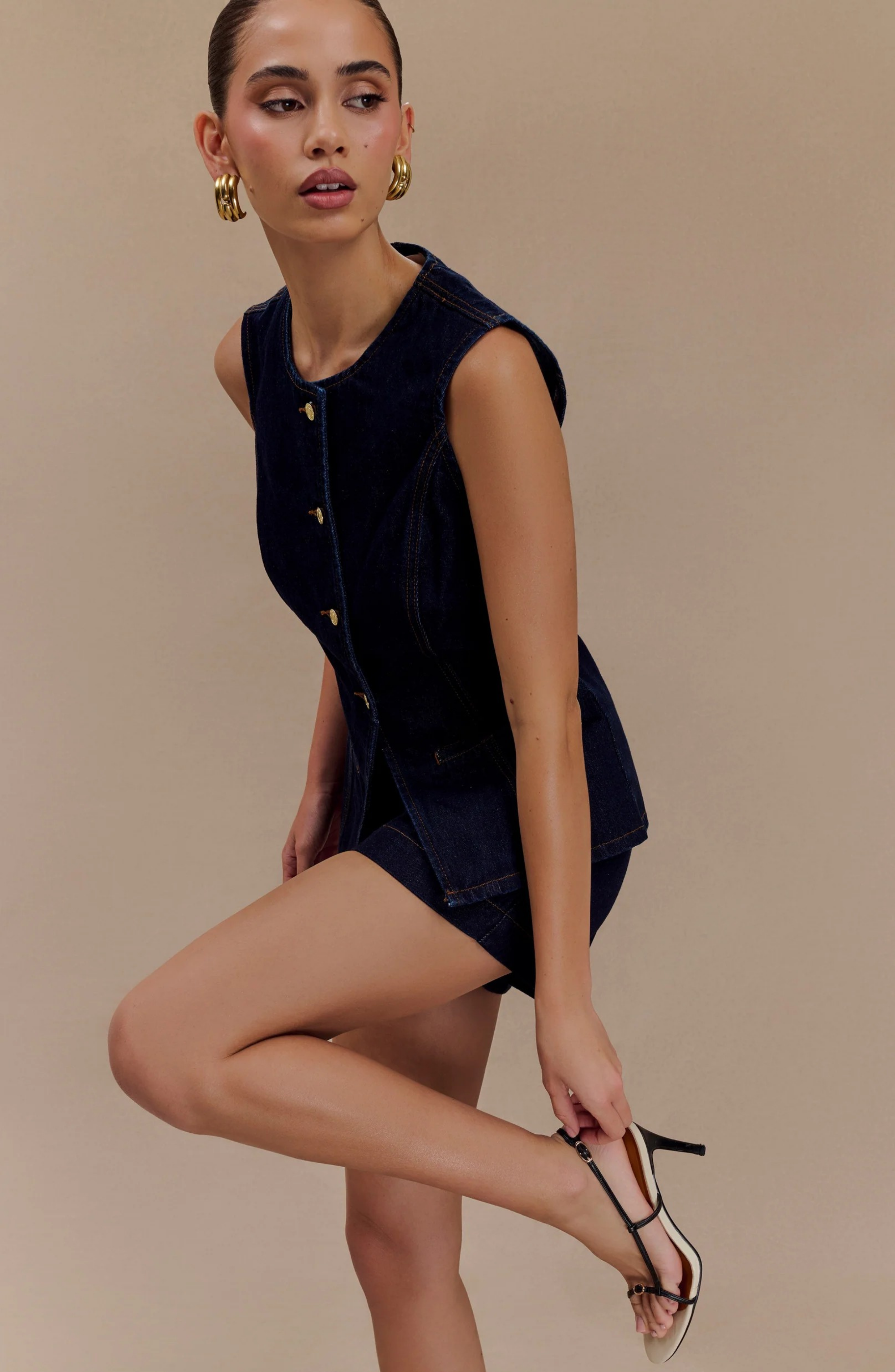 Aveline Denim Set
