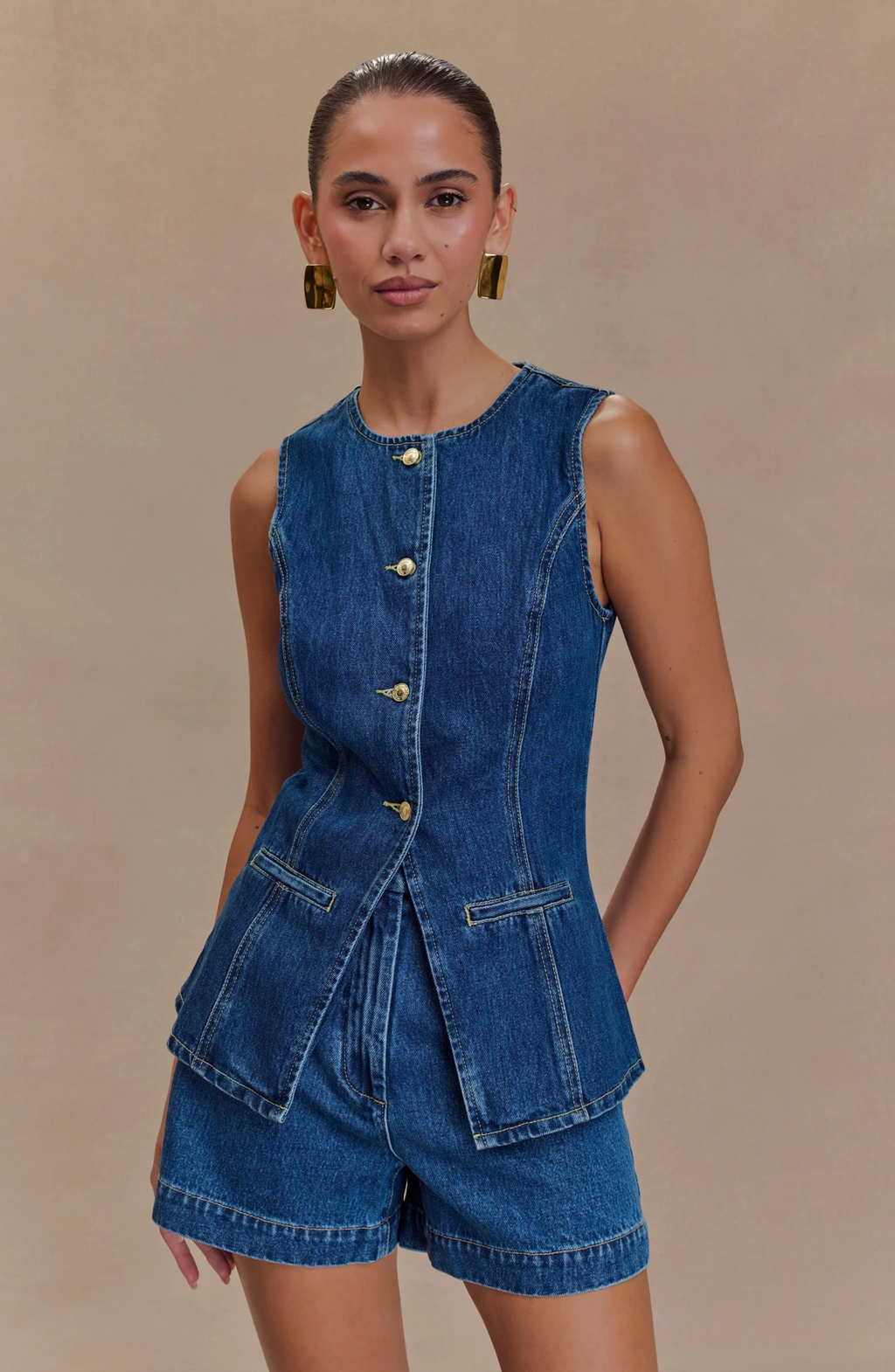 Aveline Denim Set